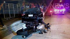 Motorcyclist Crashes into Parked Car in Pattaya and Suffers Serious Injuries
