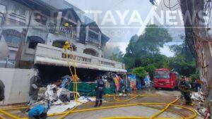 Fire Destroys Two Houses in Pattaya, No Injuries