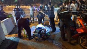 Kuwaiti Motorbike Racer in Pattaya Nearly Loses His Leg in Motorbike Accident