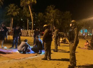 Pattaya Police Step Up Beach Patrols to Prevent Violence, Arrest Eight Teens