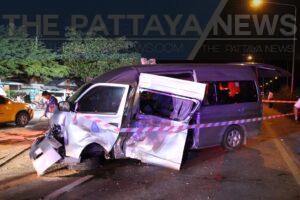 Many People Injured in Minivan-Pickup Truck Collision Near Pattaya