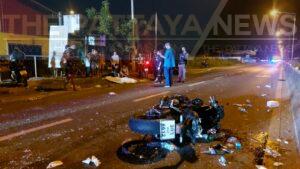 7 People Injured, One Dead in Early Morning Pattaya Traffic Accident