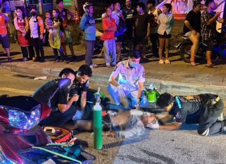 Arabischer Tourist bei Motorradunfall in Pattaya getötet, zwei weitere verletzt