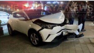 Intoxicated Chinese Woman Taken to Police Station After Car Crash in Pattaya Area