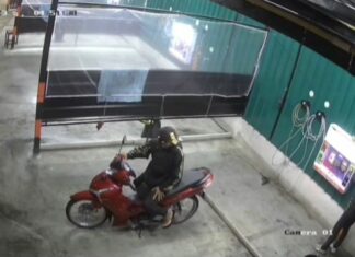 Pattaya Vending Machine Thief Caught While Napping, Other Two Suspects Flee