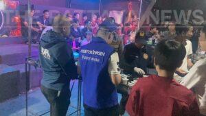 Pattaya Police Shut Down Nightclub Allegedly Operating Illegally