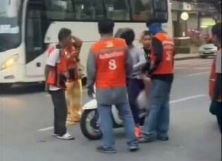 Gang of Win Motorbike Riders in Pattaya Allegedly Obstruct Bolt Rider from Transporting Passenger
