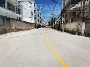 Pattaya’s Soi 15 Buakhao Construction Work Finally Done