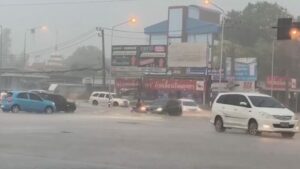 Heavy Rains Cause Widespread Flooding in Nakhon Ratchasima