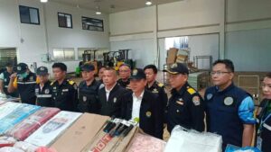 Large-Scale Operation Targets Illegal Agricultural Products in Samut Sakhon