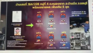 Police Raid Major Money Lending Network in Chonburi