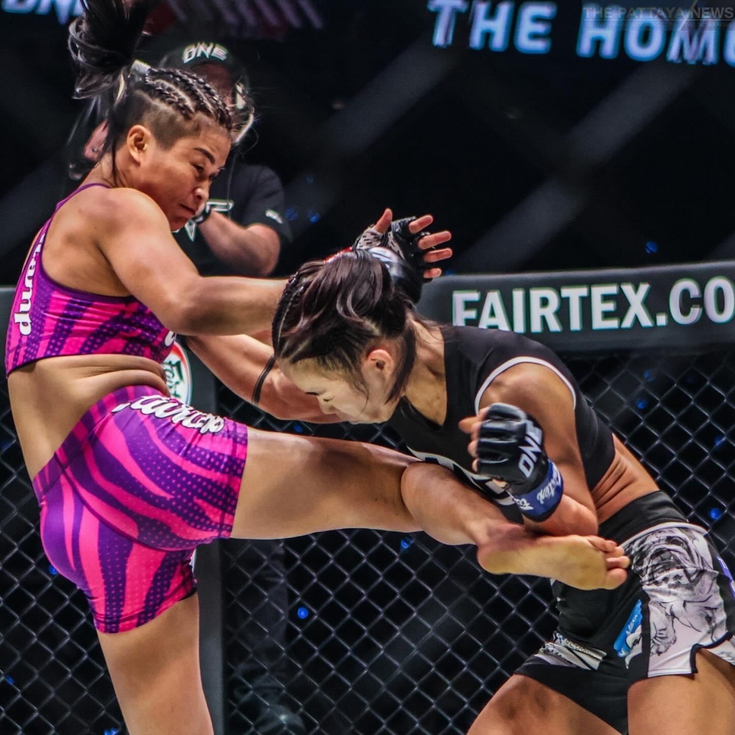 Stamp Fairtex Who Lives in Pattaya Becomes ONE Atomweight MMA