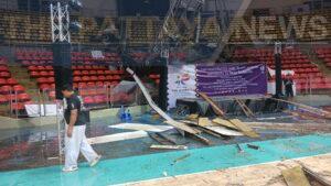 Bangkok Stadium Roof Collapses from Rain Just Before Major Sports Event