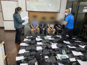 Chiang Rai Police Squad Seize Almost 600 Kilograms of Illicit Substances