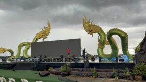 Heavy Storm Halts Naga Fireball Festival in Nong Khai