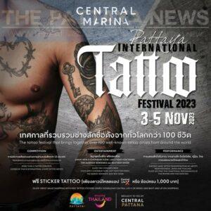 Pattaya International Tattoo Festival 2023 is Coming Soon at Central Marina!