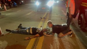 German and South Korean Tourists Injured in Pattaya Motorbike Collision