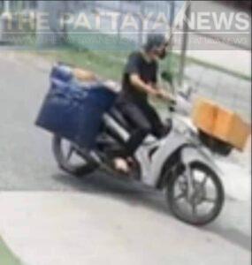 Pattaya Delivery Man Loses Motorbike and Parcels to Thief