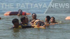 Pattaya Lifeguards Hold Maritime Emergency Drill to Build Public Trust