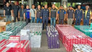 Thai Police Raid Unveils Illegal Cigarettes and Alcohol Worth 75 Million Baht