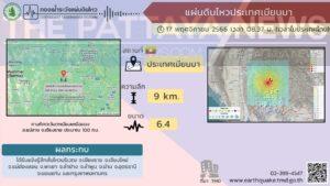 Tremors Felt in Northern and Bangkok After Earthquake Reports in Myanmar