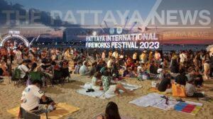 Pattaya International Fireworks Festival 2023 Lights Up the Night Sky, Draws Massive Crowds
