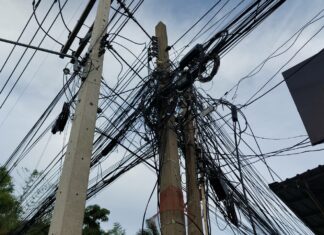 Thieves Steal Internet Cables in Pattaya