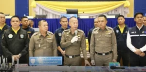 Thai Cyber Crime Officers Bust Online Gambling Network with Over 1.3 Billion Baht in Annual Income