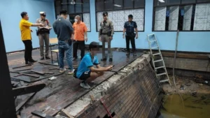 School Building Floor Collapses in Chonburi, Several Students Injured