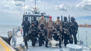 Thai Marine Police Conduct Security Exercise at Laem Chabang Port
