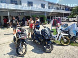 Pattaya Police Arrest Two Alleged Motorcycle Thieves