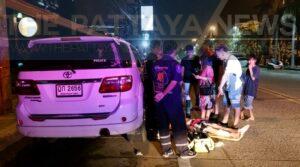 Norwegian Pedestrian Critically Injured in Motorcycle Accident on Jomtien Beach Road