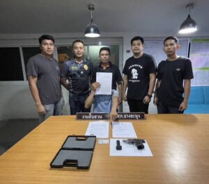 Police Arrest Suspected Illegal Firearms Dealer in Pattaya
