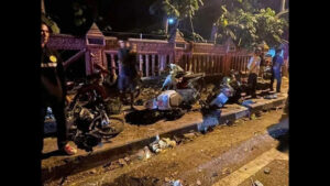 Tragic Accident at Temple in Sisaket : Eight Dead, Six Injured as Drunk Pickup Truck Driver Crashes into Crowd at Outdoor Movie Theater