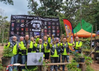 Black Sheep Motorbike Club Leads Successful Pattaya Elephant Charity Run 2023