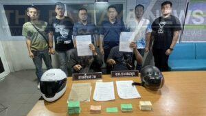 Bang Lamung Police Bust Thai Loan Shark Gang Operating with High-Interest Loans and Pawned Motorbikes
