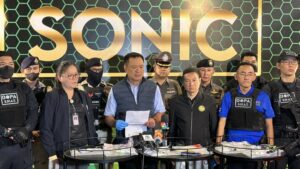 Thai Authorities Led by Anutin Raid Bangkok Entertainment Venue, Allegedly Find Sales of Illicit Substances and License Violations
