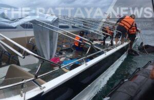 Seventy Three Tourists Rescued after Speedboat Capsized in Satun