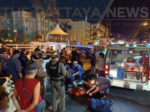 Young Man Injured in Hit-and-Run on Pattaya Beach Road