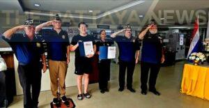 American Legion Post TH02 Pattaya Shows Appreciation to Pattaya Police