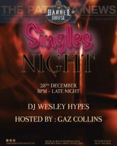 The Barrel House Pattaya Hosts a Night for Singles to Mingle and Spark Romance