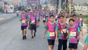1,500 Runners Lace Up for Charity at SVT Run 2023 Charity For Kids in Chonburi