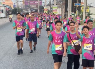 1,500 Runners Lace Up for Charity at SVT Run 2023 Charity For Kids in Chonburi