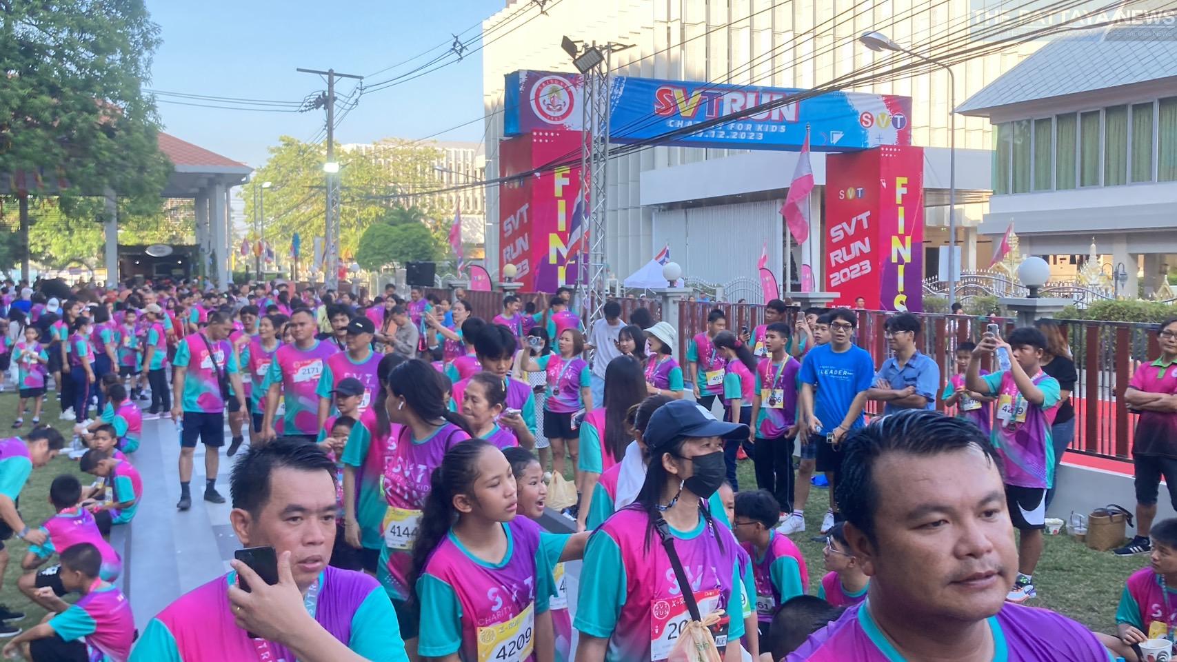 1,500 Runners Lace Up for Charity at SVT Run 2023 Charity For Kids in Chonburi