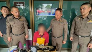 UPDATE: Suspect Who Threatened Tourist Over Beer Purchase Refusal Arrested in Na Jomtien
