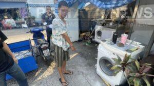 Banglamung Police Apprehend Refrigerator Thief