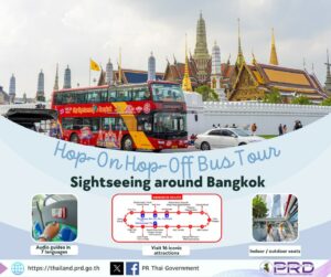 Hop-On Hop-Off Bus Tour around Bangkok