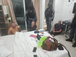 Four Foreigners in Pattaya Arrested by Thai Police for Faking Their Own Kidnapping and Possessing Illegal Items