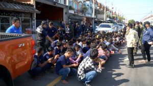Thai Police Investigate Residence Hosting Nearly 100 Foreign Workers in Samut Sakhon