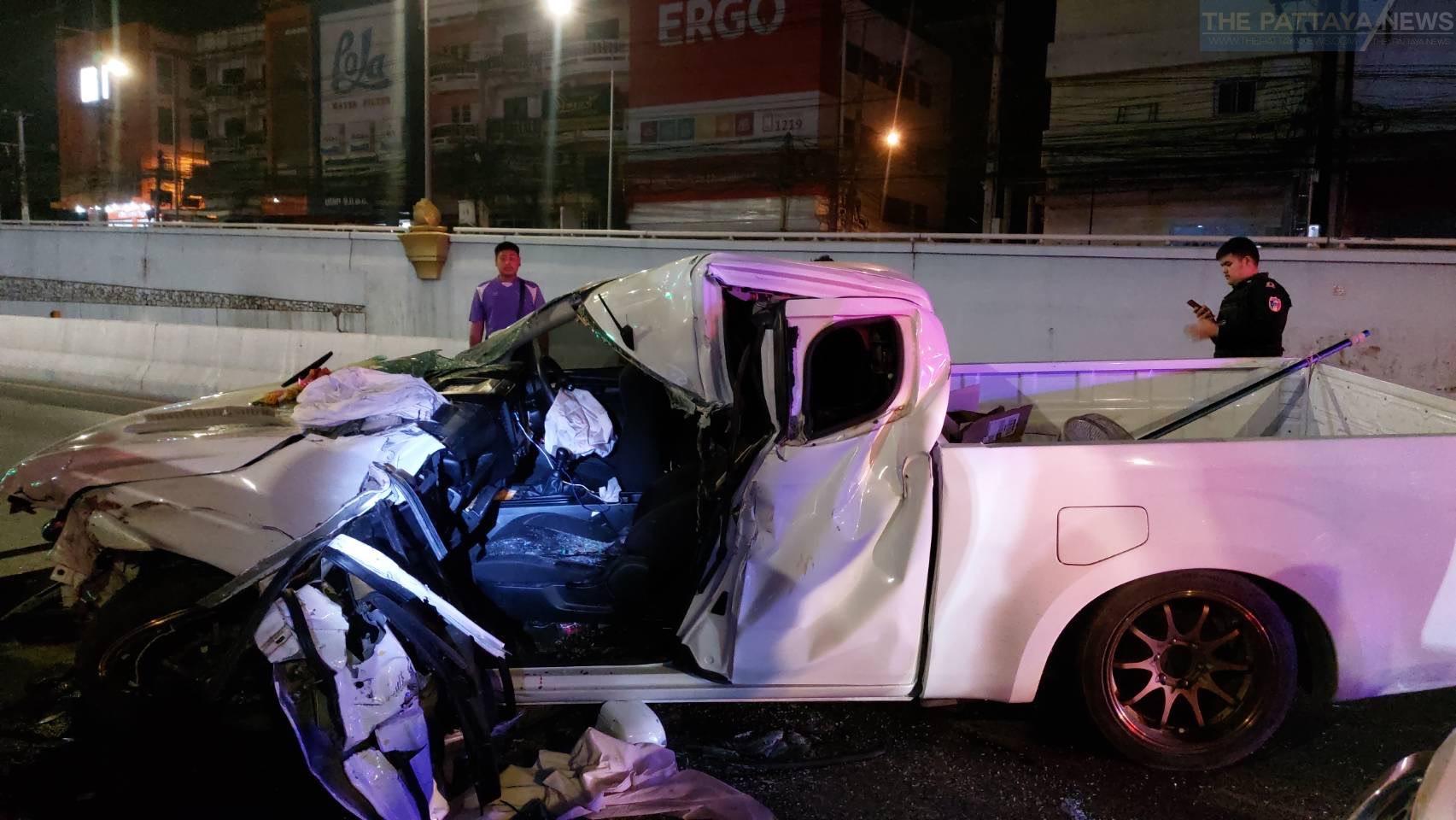 Two Thais Critically Injured in Pattaya Pickup